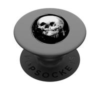 Tutto è vanità: il riflesso del cranio nello specchio è ritagliato PopSockets PopGrip Adesivo