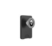 Tutto è vanità: il riflesso del cranio nello specchio è ritagliato PopSockets PopWallet per MagSafe