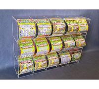 Tutto_espositori Contenitore Porta schede faldone Gratta e Vinci da banco o Parete a cubo (15 cubi Orizzontale)