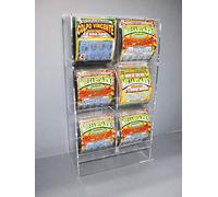 Tutto_espositori Contenitore Porta schede faldone schede Gratta e Vinci da banco o Parete a cubo (6 cubi Verticale)