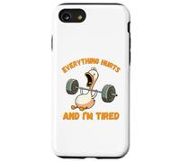 Tutto fa male e sono stanco, Duck Funny Custodia per iPhone SE (2020) / 7/8