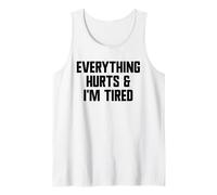 Tutto Fa Male e Sono Stanco Funny Workout Gym Canotta