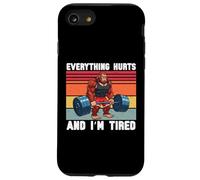 Tutto fa male e sono stanco retrò palestra Bigfoot Custodia per iPhone SE (2020) / 7/8