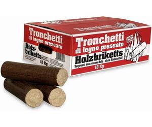 TUTTO FUOCO TRONCHETTI DI LEGNO FAGGIO PRESSATO 12 KG. - TR906