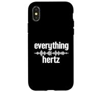 Tutto Hertz Umorismo per tecnici audio e appassionati di musica Custodia per iPhone X/XS