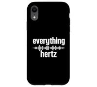 Tutto Hertz Umorismo per tecnici audio e appassionati di musica Custodia per iPhone XR