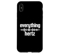 Tutto Hertz Umorismo per tecnici audio e appassionati di musica Custodia per iPhone XS Max