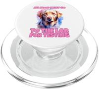 Tutto il cibo deve andare in laboratorio per i test| Divertente labrador carino PopSockets PopGrip per MagSafe