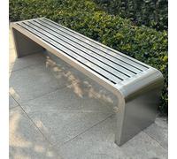 Tutto il ferro e acciaio inossidabile Sala da pranzo Tavolo Panca Multifunzionale Scarpa Fasciatoio Sgabello per Cucina Giardino Parco Esterno Centro Commerciale e Tempo Libero Lungo Panca Sedile