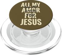 Tutto il Mio Amor per Gesù Amore Fede Religioso PopSockets PopGrip per MagSafe
