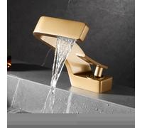 Tutto il rame creativo cascata calda e fredda rubinetti del bacino in bagno