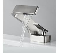 Tutto il rame creativo cascata calda e fredda rubinetti del bacino in bagno