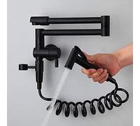 Tutto il rubinetto telescopico bidet telescopico per il lavandino della cucina del bacino da parete piscina per lavanderia singola colonna d'acqua fredda con maniglia della linea telefonica