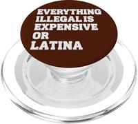 Tutto illegale è costoso o latina citazione divertente PopSockets PopGrip per MagSafe