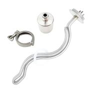 Tutto In Acciaio Inox 2 Tri Morsetto Scaldabagno Ad Immersione 220V Elettrico Birra Elemento Riscaldante 2.5KW/3.5KW/4.5KW/5.5KW (Color : Heater clamp, Size : 220V_5.5KW)