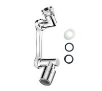 Tutto In Metallo 1080 ° Rotazione Universale Rubinetto Prolunga Testa Spruzzatore Cucina Robot Braccio Estensione Rubinetti Miscelatore Prodotti For Il Bagno Ben Fatto(1080 Degree Double)