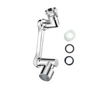 Tutto In Metallo 1080 ° Rotazione Universale Rubinetto Prolunga Testa Spruzzatore Cucina Robot Braccio Estensione Rubinetti Miscelatore Prodotti For Il Bagno Ben Fatto(1080 Degree Single)