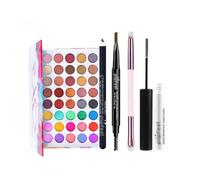 Tutto in Uno Trucchi Set per Occhi per Ragazze Adolescenti, 40 Colori Palette di Ombretti con Mascara Matita Eyeliner Sopracciglia Pennelli, Kit Regalo Trucco Completo, Make Up Tavolozza Kit