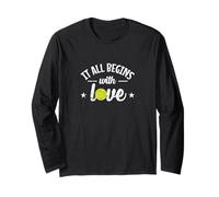 Tutto inizia con l'amore Tennis Maglia a Manica