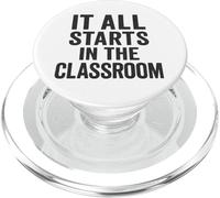 Tutto inizia in classe. stile vintage invecchiato PopSockets PopGrip per MagSafe
