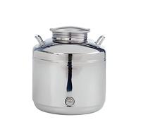 Tutto Inox Shop Contenitore Bidone Fusto olio e vino acciaio inox saldato da litri 20 Modello Europa