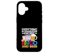 Tutto moderazione tranne Bingo Beer Bingo Player Custodia per iPhone 16