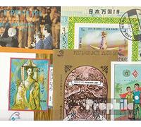 Tutto Mondo 10 Diversi Blocchi (Francobolli per i Collezionisti)