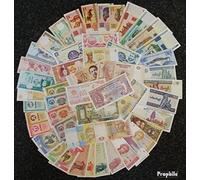 Tutto Mondo 50 Varie bankfrische Banconote Nuevo (Banconote per Collezionisti - nessun Mezzo di pagamento)