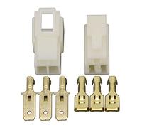Tutto nuovo 3 PIN DJ7031-6.3-11/21 ABS Connettori in filo elettrico in plastica Plug connettore automobile maschio e femmina (Size : 5 Sets)