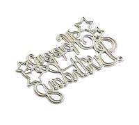 Tutto per lettera di compleanno punzonatura loge metallo stencil acciaio al carbonio taglio fronte per carte fare scrapbooking Art Craft Carbon acciaio