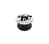 TUTTO PER UNO TRE MUSKETEERS GATTI DUMAS PopSockets PopGrip Adesivo