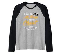 Tutto Posso in Cristo Versetto Bibbia Fede Shirt Maglia con Maniche Raglan