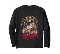Tutto Prenotato per Natale Santa Claus Cozy Joy Maglia a Manica
