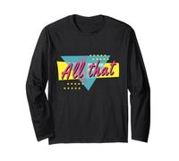 Tutto Quel Design in Stile retrò Anni '90 Maglia a Manica