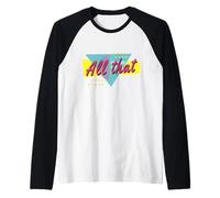 Tutto Quel Design in Stile retrò Anni '90 Maglia con Maniche Raglan