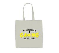 Tutto Quello che mi Interessa È Gioco - Borsa Tote IN Tela - Secchione Nerd