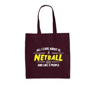 Tutto Quello che mi Interessa È Netball E 3 People - Tela Borsa - Rete Ball