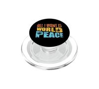 Tutto quello che voglio è la pace nel mondo L'amore umano ispira gentilezza PopSockets PopGrip per MagSafe