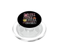 Tutto quello che voglio fare è bere il caffè indossare pigiama e uncinetto PopSockets PopGrip per MagSafe