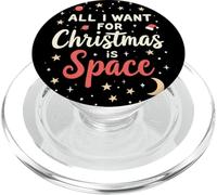 Tutto quello che voglio per Natale è lo spazio - Atmosfera introversa PopSockets PopGrip per MagSafe