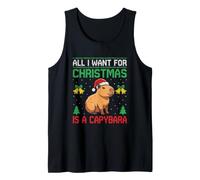 Tutto Quello Che Voglio per Natale è Un Brutto Maglione Capybara Canotta