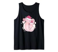 Tutto Quello Che Voglio per Natale È Un Meme Axolotl Santa Hat Canotta