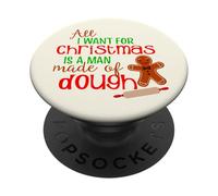 Tutto quello che voglio per Natale è un uomo fatto PopSockets PopGrip Adesivo