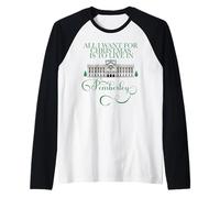 Tutto Quello Che Voglio per Natale è Vivere in PEMBERLEY Austen Meme Maglia con Maniche Raglan