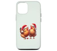 TUTTO QUELLO CHE VOGLIO PER NATALE SONO I POLLI - Funny Chicks Meme Custodia per iPhone 12/12 Pro