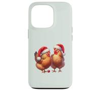 TUTTO QUELLO CHE VOGLIO PER NATALE SONO I POLLI - Funny Chicks Meme Custodia per iPhone 13 Pro
