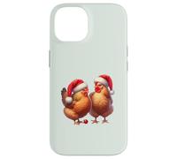 TUTTO QUELLO CHE VOGLIO PER NATALE SONO I POLLI - Funny Chicks Meme Custodia per iPhone 14