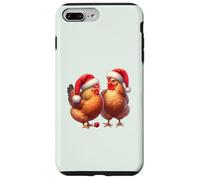 TUTTO QUELLO CHE VOGLIO PER NATALE SONO I POLLI - Funny Chicks Meme Custodia per iPhone 7 Plus/8 Plus
