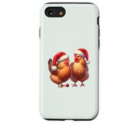 TUTTO QUELLO CHE VOGLIO PER NATALE SONO I POLLI - Funny Chicks Meme Custodia per iPhone SE (2020) / 7/8