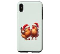 TUTTO QUELLO CHE VOGLIO PER NATALE SONO I POLLI - Funny Chicks Meme Custodia per iPhone XS Max